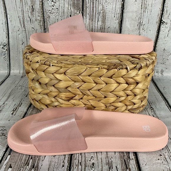 BP “June” Pink Jelly Slides Women’s Sz 11 Casual Pool Slides Slip On Sandals - Picture 6 of 11
